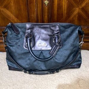 COACH Purse Authentic Navy Blue “Ashley”